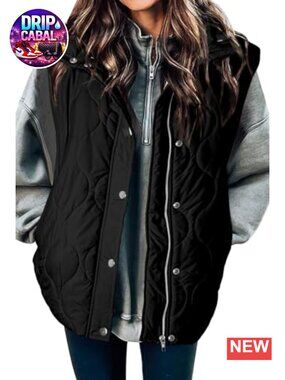 Lightweight Cropped Puffer Vest Quilted Sleeveless Jacket